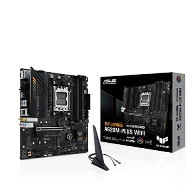 Bild av ASUS TUF GAMING A620M PLUS WIFI, AMD, MATX, 4DDR5, DP, HDMI