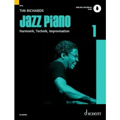 Bild av Jazz Piano (German Edition): Harmonik, Technik, Improvisation. Vol. 1. piano. Méthode.