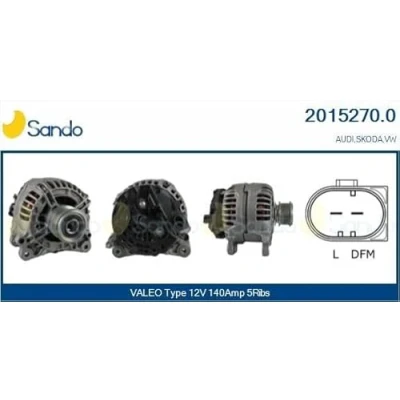 Bild av CASCO CAL15270AS Generator 12V 140A AUDI: A6 C5 Avant, Sedan, A4 B6 VOLKSWAGEN: Passat B5 GP Variant, Sedan