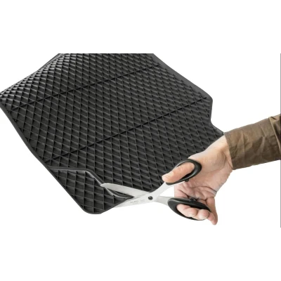 Bild av WALSER Robust 28019 Ensemble de tapis sol Caoutchouc avant 2 noir Adaptation universelle 66 x 44