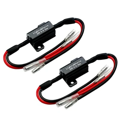 Bild av L &amp; P bildesign 2 x 25 W 6,8 ohm kraftmotstånd belastningsmotstånd för SMD LED miniindikatorer, 12 V