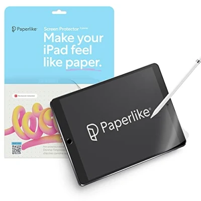 Bild av Paperlike 2.1 (2 delar) för iPad 10,2&quot; (2019/20/21) Transparent skärmskydd anteckningar och ritningar som på papper