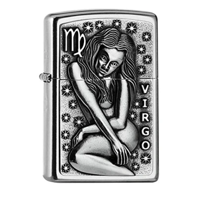 Bild av Zippo 2006499 PL 207 Virgo djurkre. V19 tändare, mässing, design, 5,83,81,2