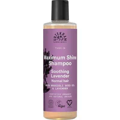 Bild av Urtekram Shampoo lugnande lavendel Maximum Shine 250 ml, vegan, biologisk, naturligt ursprung