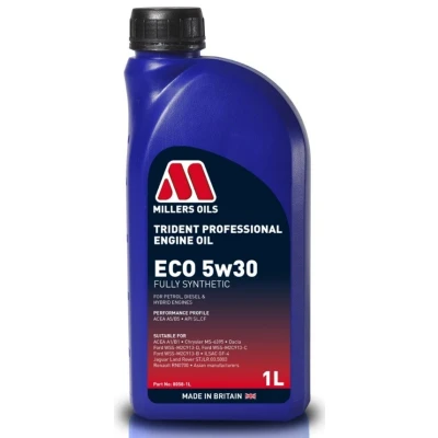 Bild av Millers Oils Trident Professional ECO 5W 30 1l Motorolja 8058 1 VOLVO: V70 3, XC60 I, V60 FORD: Transit Connect Mk1 Skåpbil, Focus 2 Kombi