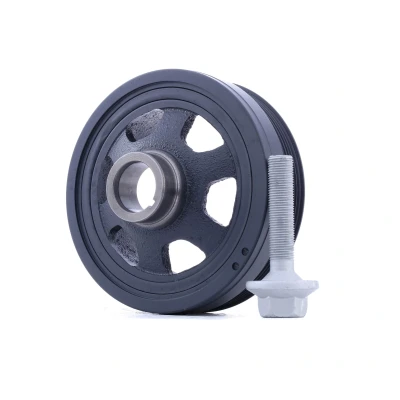Bild av febi BILSTEIN 33656 Poulie Damper 6PK 160 5 avec vis Plus MERCEDES BENZ: CLK Coupe, Classe E Berline, CLS Coupe