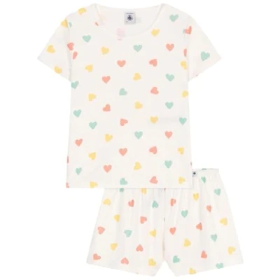 Bild av Petit Bateau Bristola SET Pyjamas för barn, Storlek: 128, Marshmallow/multico