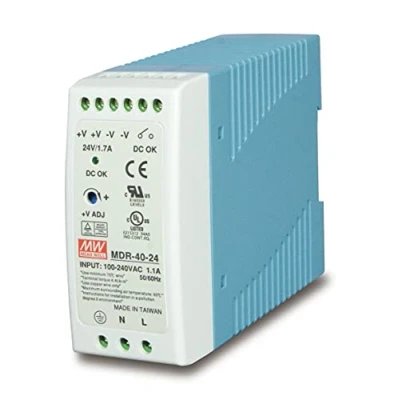 Bild av PLANET MEAN WELL MDR 40 24 Strömförsörjning Watt ATX 80 Plus