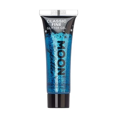 Bild av Moon glitter gel med klassiskt fint 12 ml blå ansiktsfärg