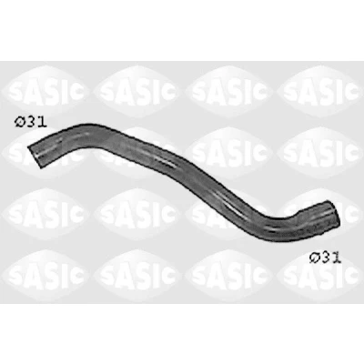 Bild av SASIC SWH4305 Durite De Refroidissement droite, supérieur RENAULT: CLIO 2, Kangoo I, I Express