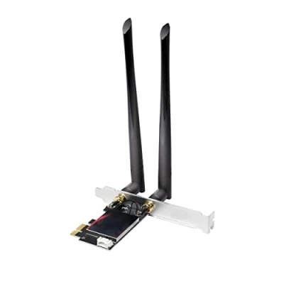 Bild av LogiLink WL0248 PCI Express kort senaste generationen med WLAN (5 GHz/6 GHz/2,4 GHz) och Bluetooth (Ver. 5.2)