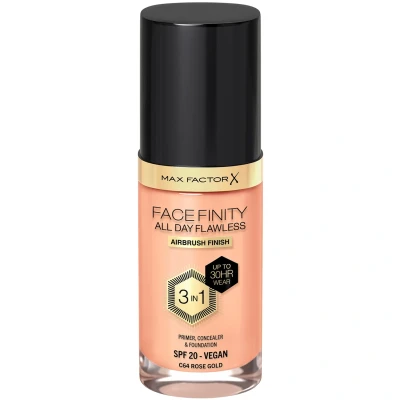 Bild av Max Factor All Day Flawless 3in1 Foundation 64 Rose Gold