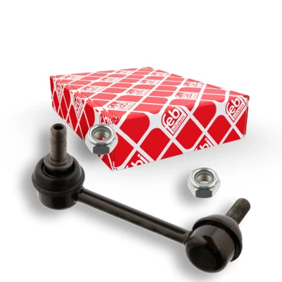 Bild av febi BILSTEIN 34776 Biellette de barre stabilisatrice Essieu avant gauche 105 M10 x 1,25 Plus avec écrou autobloquant Acier noir MAZDA: CX 7