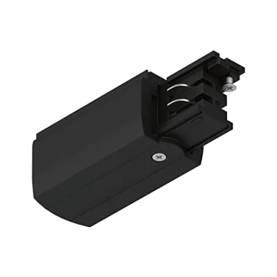 Bild av Paulmann 91363 ProRail3 Skensystem matningsände vänster 99,5x35mm max. 3 680W Svart Takskena Metall, plast