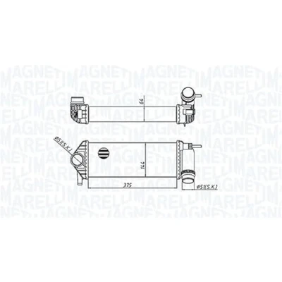 Bild av Laddluftkylare MAGNETI MARELLI 351319205510