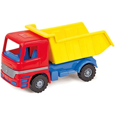 Bild av Lena 07250 Mercedes Benz Profi modell Actros, tippning 23 cm, robust sopbil, konstruktion, leksaksfordon för barn från 2 år, lämplig inomhus och utomhus