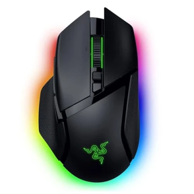 Bild av Razer Basilisk V3 Pro 35K Helt anpassningsbar trådlös ergonomisk spelmus med Chroma RGB optisk sensor (konfigurerbart lutningshjul, 13 anpassningsbara kontroller) Svart