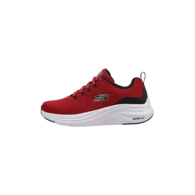 Bild av Skechers Vapor skumträningsskor för män, Red Mesh/Syntetisk/Black trim, 11 UK, Rött nät syntetisk svart 46 EU