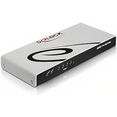 Bild av Delock HDMI Splitter Video/audiosplitter 4 x skrivbordsmodell