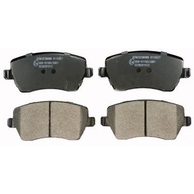 Bild av DENCKERMANN B110927 Jeu de plaquettes frein Essieu avant non préparé pour indicateur d&#039;usure, contact signal d&#039;usure exclu RENAULT: CLIO 3