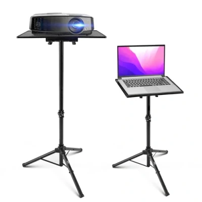 Bild av Pyle, justerbart projektorstativ, laptopstativ, Dj lektarstativ, podiumstativ, stativ, stativprojektor, projektor, projektorhållare med lutande skrivbord för tal