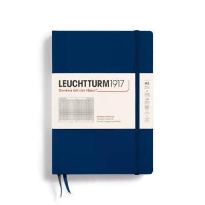 Bild av Notes Leuchtturm1917 Medium w kratke granatowy