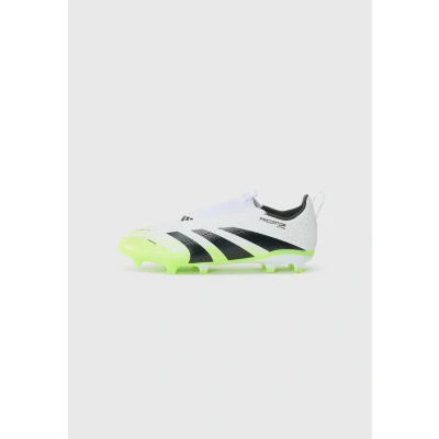 Bild av adidas Performance Predator League Unisex Fotbollsskor fasta dobbar för barn, Storlek: 33.5, White/core black/lucid lemon Konstmaterial/textil