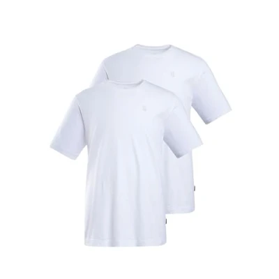 Bild av JP 1880 herrstora storlekar, överdimensionerade herrkläder, L 8XL t shirts, basic, 2 pack, rund hals, upp till 702637, Snövit, XXL