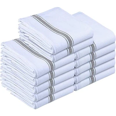 Bild av Utopia handdukar 12 pack diskhanddukar 100% bomull (38 x 64 cm) kökshanddukar, barduk och för catering, torkning, rengöring tvätt