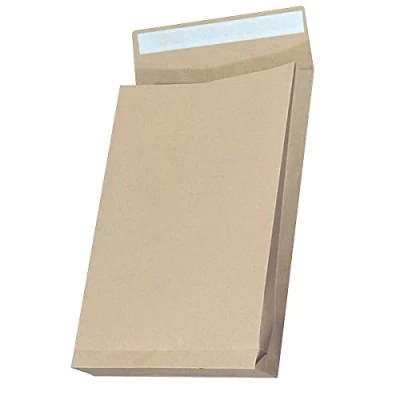 Bild av RBD kuvert med silikonband OFFICE PRODUCTS HK B4 250 x 353 mm 130 gsm 25 st brun/typ silikonband, RBD/Art HK/färgbrun/format B4/ytvikt (g/m2)130