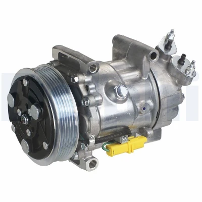 Bild av DELPHI TSP0159851 compresseur De Climatisation Sanden SD6V12 PAG 46 avec huile PEUGEOT: 206 3/5 portes, 307 SW