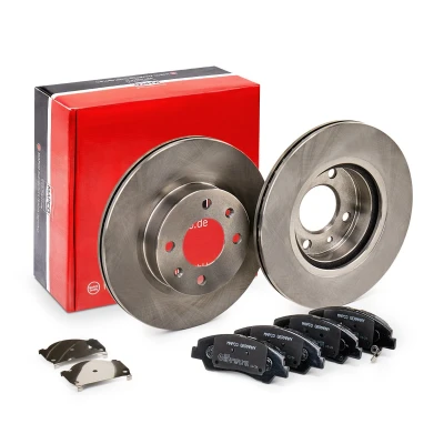 Bild av MAPCO 47252 Disques et plaquettes de freins Essieu avant ventilé avec indicateur d&#039;usure HYUNDAI: i10 II 3/5 portes, I