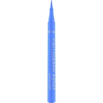 Bild av Catrice Calligraph Artist Matte Liner, Eyeliner, nr 020, blå, omedelbart resultat, färgintensiv, matt, vegansk, utan mikroplastiska partiklar, nanopartiklar fri, parfym, 1 pack (1,1 ml)
