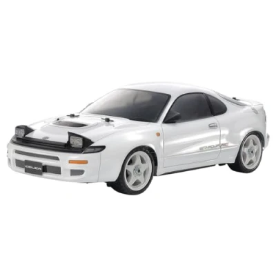Bild av TAMIYA 58730 1:10 RC Toyo. Celica GT Four TT 02 ST185 fjärrstyrd bil, fordon, modelltillverkning, byggsats för montering, hobby, hantverk, modell,