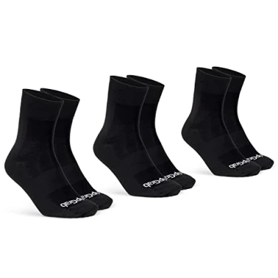 Bild av GripGrab Lightweight SL Performance sommar cykling strumpor 1 och 3 pack Eyecatching 2 längder cykelstrumpor långa korta