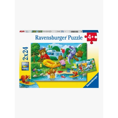 Bild av Ravensburger Pussel Camping 2x24 Bitar