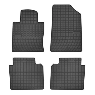Bild av FROGUM 546955 Ensemble de tapis sol Caoutchouc avant et arrière 4 noir Sur mesure