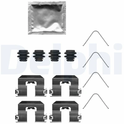Bild av DELPHI LX0746 Kit d&#039;accessoires, plaquette de frein à disque