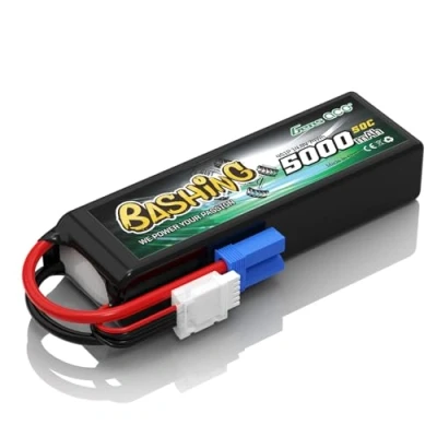 Bild av Gens Ace 5000mAh 14.8V 4S1P 50C Lipo Battery Pack with ec5 Plug Bashing Series