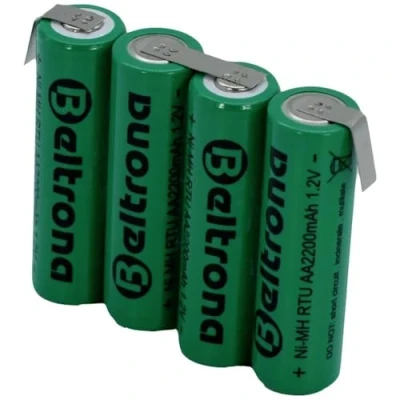 Bild av Beltrona RTU4AAZ batteripack 4 x Mignon (AA) Z lödningsfläns NiMH 4,8 V 2 200 mAh