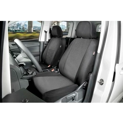 Bild av WALSER 10290 Bilsätesskydd svart Polyester MERCEDES BENZ: Sprinter 3 T Minibuss, 3.5 VOLKSWAGEN: Crafter 30 50 Flak/Chassi