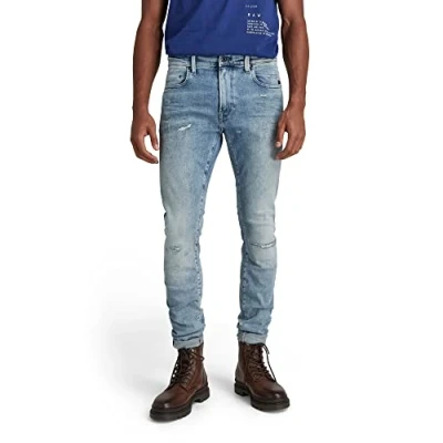 Bild av G STAR RAW herr Jeans Revend Fwd Skinny, Blå (Lt Indigo Aged Restored C051 d295), 29W / 32L