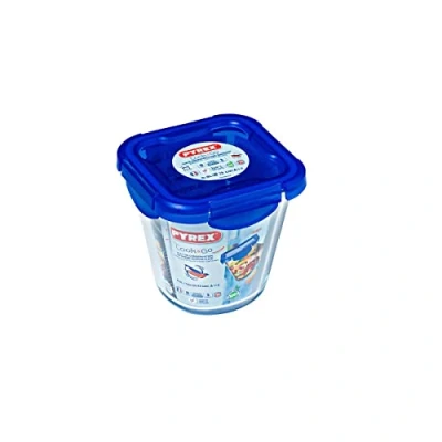 Bild av Pyrex 1451029 behållare med lock, hög, 12 x cm, glas, transparent, 0,8 l