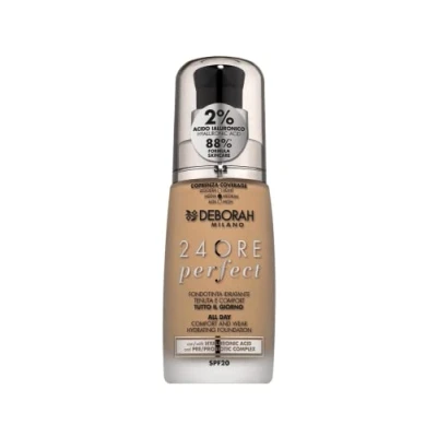 Bild av Deborah Milano Flytande foundation 24 timmar perfekt fuktgivande SPF 20, N.3.2 Hazelnut, 30,0 milliliter, 1