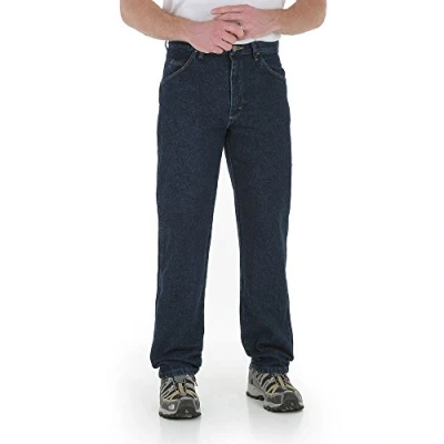 Bild av Wrangler Big &amp; Tall Rugged Fit Jeange/ Mat Resistent Classic Robust för Stora Homens E Altosň Klassiska Cut Jeans Män, Retro Stone, 40W / 30L