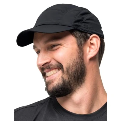 Bild av Jack Wolfskin Svart 5panel Keps Vent Cap Black 5 Panel @ Hatstore