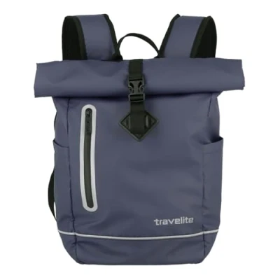 Bild av Travelite Unisex basics Roll up ryggsäck casual (1 pack), blå (marin), 19 Liter, Reseryggsäckar