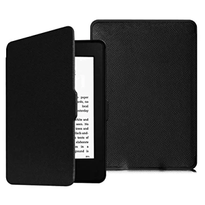 Bild av FINTIE Slimshell fodral för Kindle Paperwhite passar alla generationer före 2018 (passar inte helt nya 10:e generationen), svart