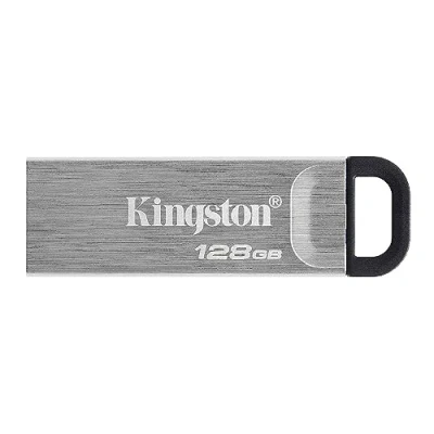Bild av Kingston DataTraveler Kyson USB flash enhet, Svart, Silver, 128 GB