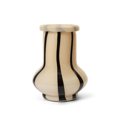Bild av ferm LIVING Riban vas, beige, 24 cm, glas, munblåst